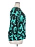Assorted Brands Teal 3/4 Sleeve Blouse Size L - photo 4