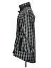 Unbranded 100% Nylon Checkered-gingham Gray Coat Size S - photo 5