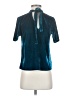 Sunday in Brooklyn Teal Short Sleeve Blouse Size XS - photo 1