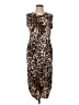 Lilypad Animal Print Brown Cocktail Dress Size S - photo 1