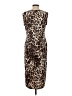 Lilypad Animal Print Brown Cocktail Dress Size S - photo 2