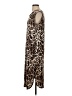Lilypad Animal Print Brown Cocktail Dress Size S - photo 5