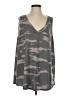 24/7 Maurices 100% Polyester Gray Tank Top Size S - photo 1
