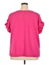 Shein Curve 100% Polyester Pink Short Sleeve Blouse Size 2X - photo 2
