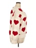 Unbranded 100% Polyester Hearts Ivory Pullover Sweater Size XXL - photo 4