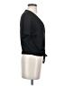 Zara 100% Polyester Black Short Sleeve Top Size S - photo 4