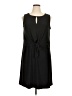 Roz & Ali Solid Black Casual Dress Size XL - photo 1