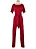 Boohoo Solid Red Jumpsuit Size 12 - photo 1