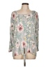 C established 1946 Gray Long Sleeve Blouse Size L - photo 1