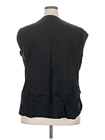 Calvin Klein Sleeveless Button-Down Shirt (view 2)