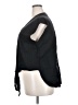 Calvin Klein Black Sleeveless Button-Down Shirt Size 24Estimated - photo 5