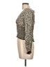 Chance Green Long Sleeve Blouse Size L - photo 5