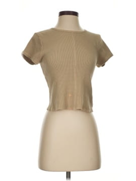 Madewell Waffle Knit Crewneck Short-Sleeve Crop Tee (view 1)