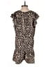 AaKaa 100% Polyester Animal Print Brown Romper Size S - photo 2