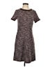 Ann Taylor LOFT Tweed Gray Casual Dress Size 4 - photo 1