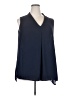 Alyx 100% Polyester Blue Sleeveless Blouse Size 3X - photo 1