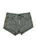 Free People Green Denim Shorts Size 24 waist - photo 1