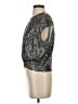 Ann Taylor LOFT Silver Short Sleeve Top Size S - photo 5