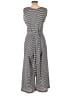 MNG Houndstooth Black Gray Jumpsuit Size L - photo 2