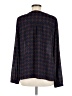 Unbranded 100% Polyester Blue Long Sleeve Blouse Size M (estimated) - photo 2