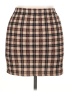 Shein Plaid Brown Casual Skirt Size XL - photo 2