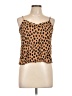 A New Day 100% Rayon Brown Sleeveless Top Size L - photo 1
