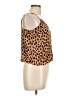 A New Day 100% Rayon Brown Sleeveless Top Size L - photo 4