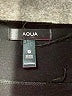 Aqua Solid Black Cocktail Dress Size S - photo 7