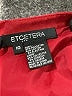 Etcetera Red Sleeveless Blouse Size 10 - photo 7