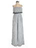 Japna 100% Rayon Stripes Gray Jumpsuit Size S - photo 1