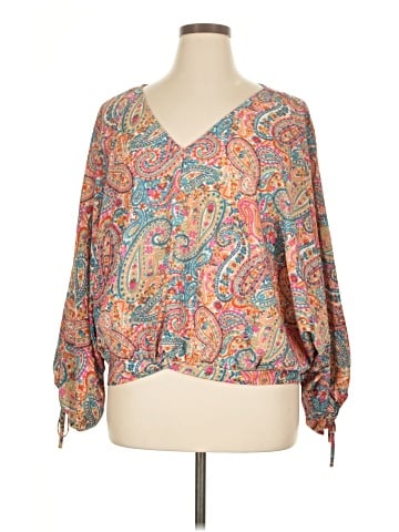 Umgee 3/4 Sleeve Blouse (view 1)