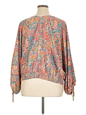 Umgee 3/4 Sleeve Blouse (view 2)