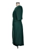 Connected Apparel Solid Green Cocktail Dress Size 10 - photo 5