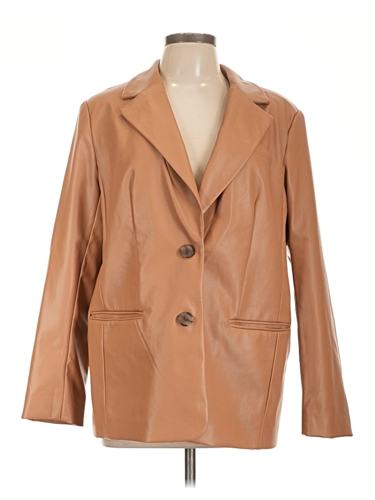 Pre-owned A New Day Blazer Jacket In Tan