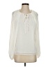 Fab'rik 100% Polyester Ivory Long Sleeve Blouse Size S - photo 1
