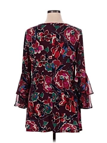 Roz & Ali 3/4 Sleeve Blouse (view 2)