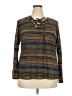 Chenault Gray Green Long Sleeve Blouse Size XXL - photo 1