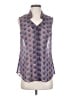 CAbi 100% Polyester Blue Sleeveless Blouse Size S - photo 1
