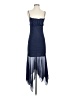 21 Saints Polka Dots Solid Blue Cocktail Dress Size XXS (estimated) - photo 1