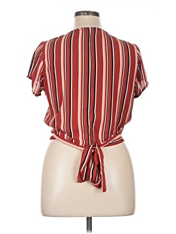 Ultra Flirt Short Sleeve Blouse (view 2)