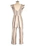 Millibon 100% Rayon Stripes Ivory Jumpsuit Size S - photo 2