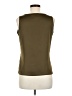 Donna Karan New York 100% Polyester Green Sleeveless Blouse Size M - photo 2