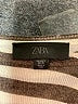 Zara Animal Print Silver Pullover Sweater Size S - photo 7