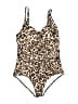 Unbranded Animal Print Brown One Piece Swimsuit Size 18W - photo 1