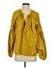 Zara Yellow 3/4 Sleeve Blouse Size S - photo 1