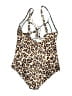 Unbranded Animal Print Brown One Piece Swimsuit Size 18W - photo 2