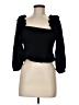 Zara Black 3/4 Sleeve Top Size M - photo 1