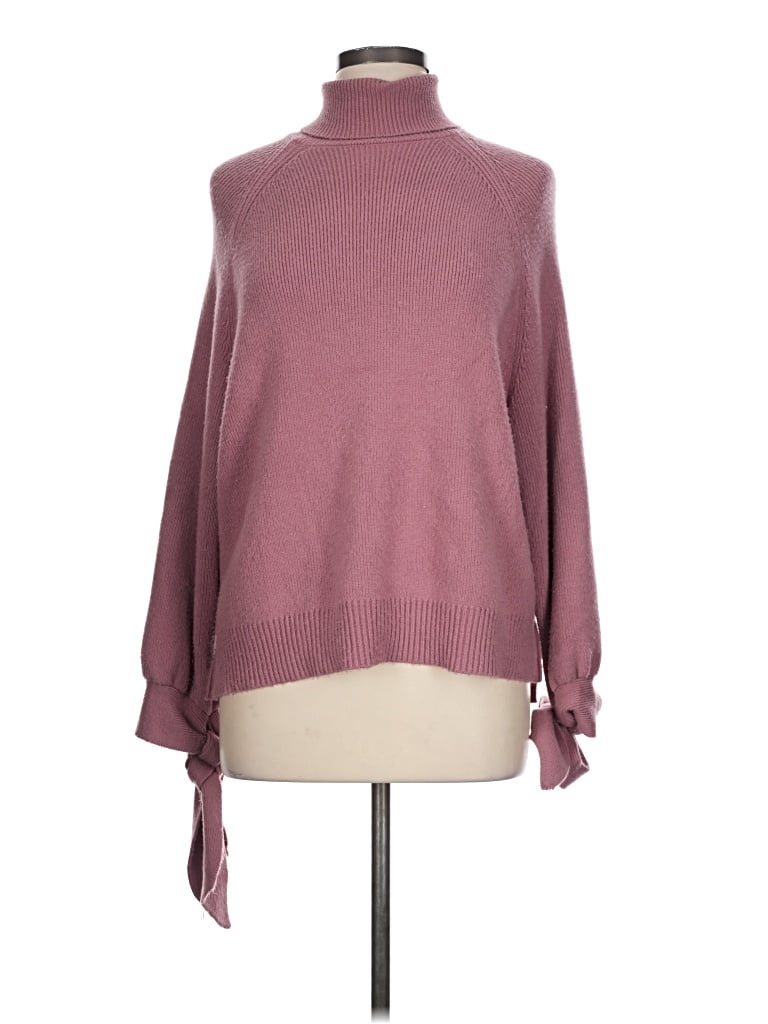 Pre-owned Zara Turtleneck Sweater In Pink