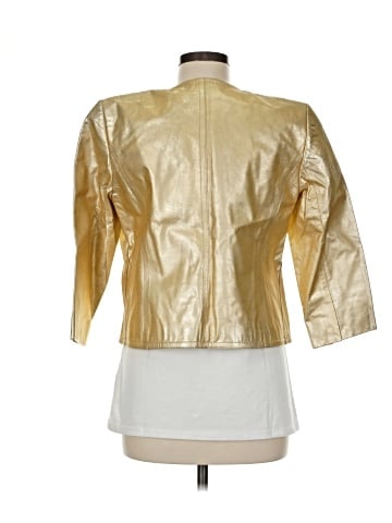 Linda Allard Ellen Tracy Leather Jacket (view 2)