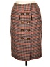 Etcetera Houndstooth Brown Formal Skirt Size 2 - photo 1